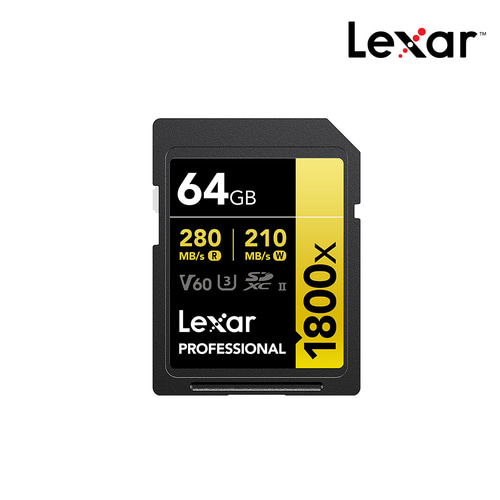 공식판매원 SD카드 1800x UHS-Ⅱ급 64GB