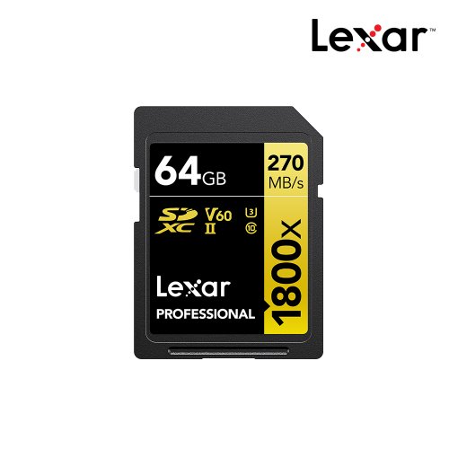 공식판매원 SD카드 1800x UHS-Ⅱ급 64GB