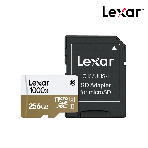 [반값세일] MicroSD카드 UHS-II 1000배속 256GB SD어댑터 포함
